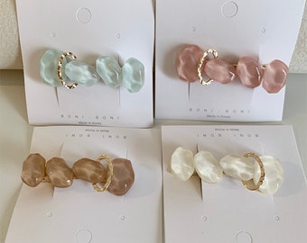 Hair clip, hair clip with gemstone, hair accessories from Korea