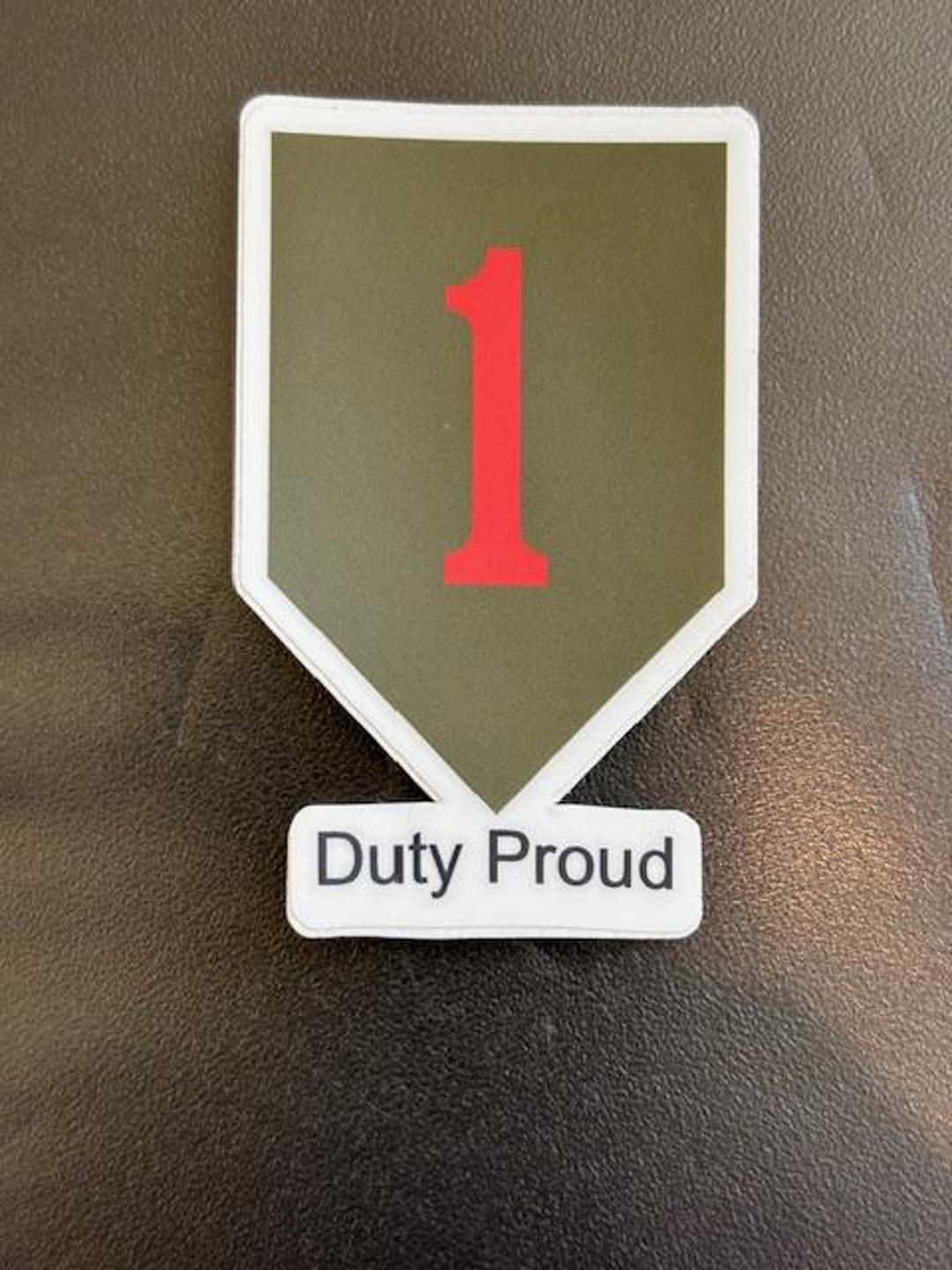 1st Infantry Division Sticker, Made in USA - Etsy