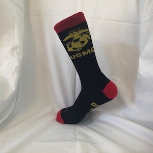 USMC socks, made in USA, Officially Licensed Product 0f the Marine Corps, marine socks, Marine Corps socks, veteran gifts, made in NC