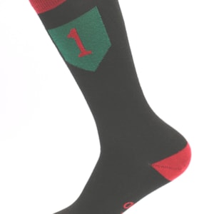 1st Infantry Division Socks: Big Red One, Veteran Gift (Made in USA)