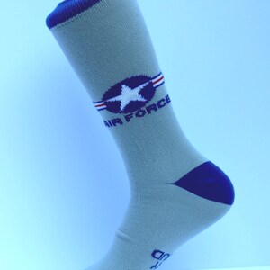 Calcetines de la Fuerza Aérea, fabricados en EE. UU., regalo para veteranos.