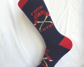 Chaussettes cracheur de feu : sapeur-pompier pour les premiers intervenants, série Fierté
