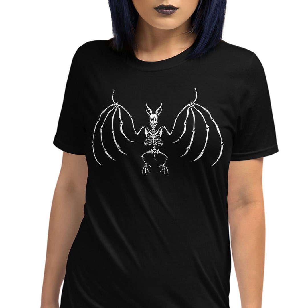Ombre of Bats Gothic Button-Up Shirt