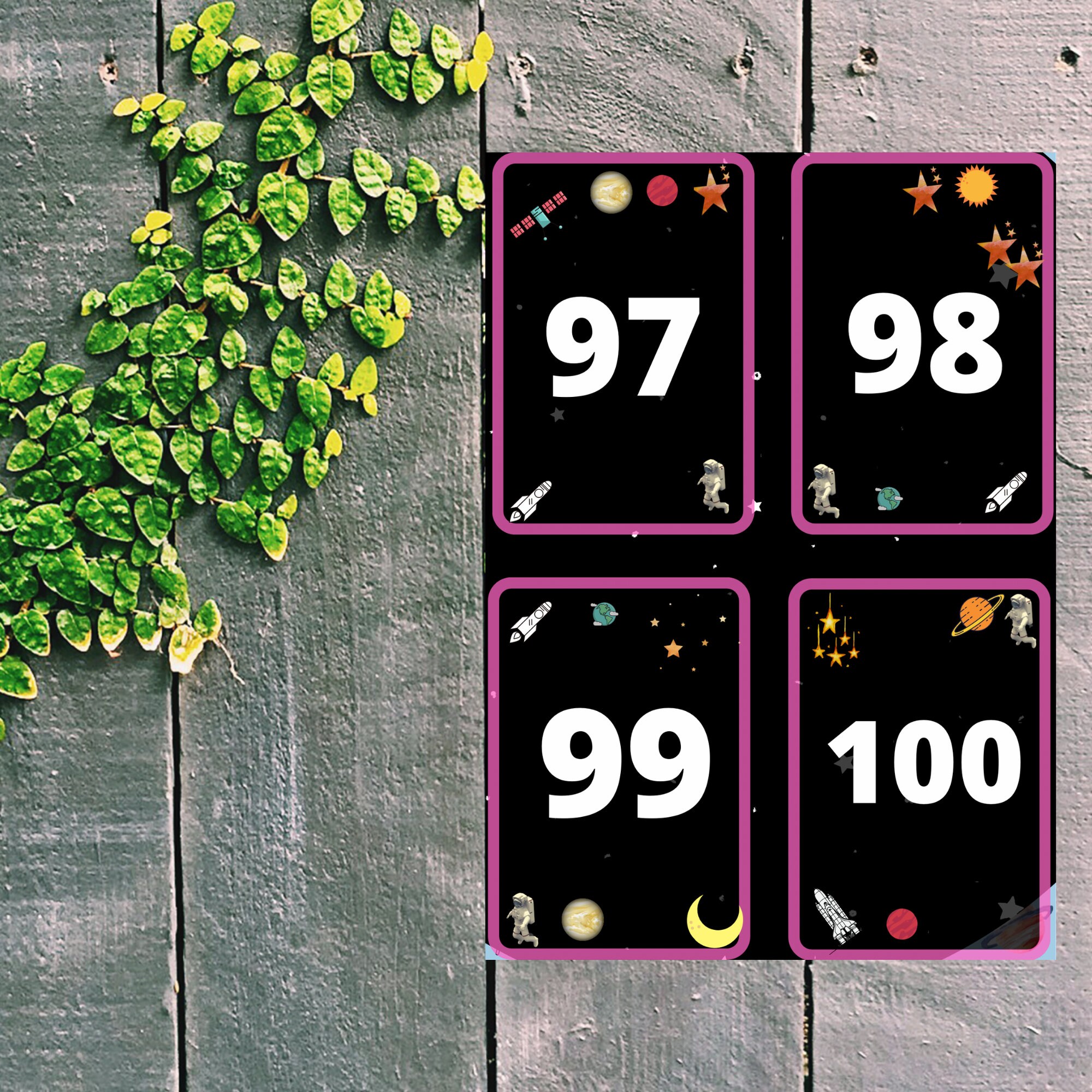 1 to 100 printable numbers numbers 1 to 100 101 learning etsy