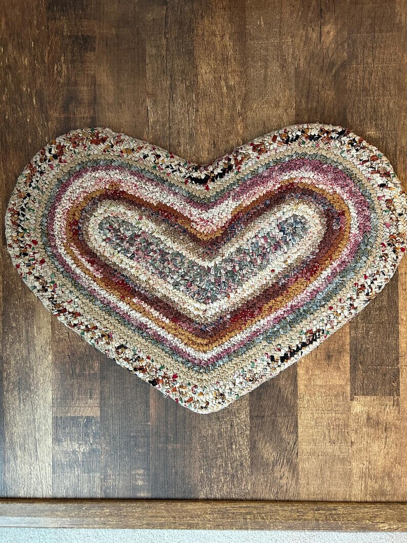 Farmhouse Rag Rug, Upcycled Rug, Homestead Decor - Etsy