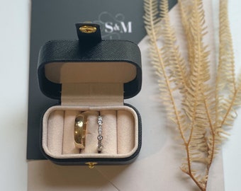 Mini Jewellery Ring Box Custom Lux Multi Ring Box Bridesmaid Proposal Gift IdeasJewellery Case Ring Holder
