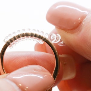 10 Spiral Ring Adjuster Size Adjuster Spirals Reducer Ring Sizer Spiral Ring  Adjuster Jewellery Tools DIY 