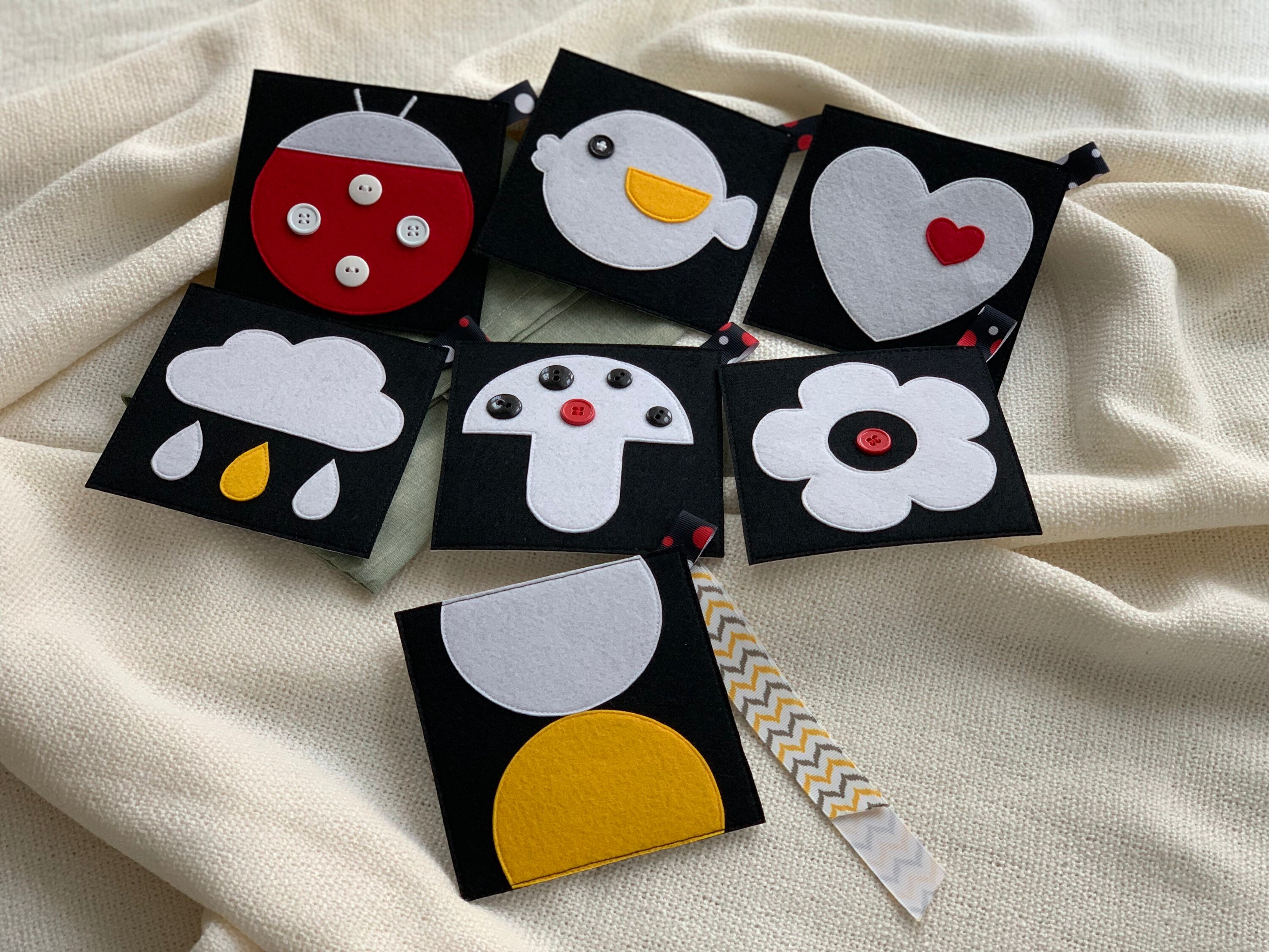 High Contrast Baby Black White Card Set Flash Cards Baby - Etsy