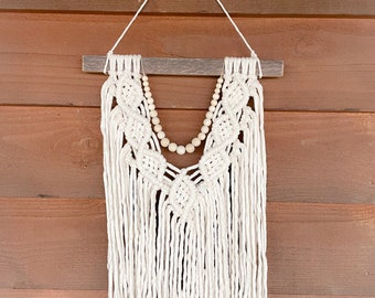 Natural** Macrame wall hanging, handmade, fiber art, Macrame, boho, wall art, wall decor, boho wall art, wall hanging