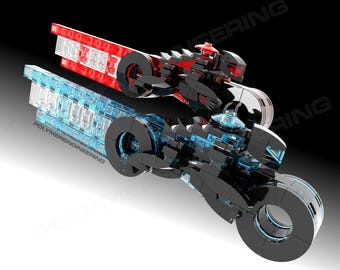 Lego Light Cycle Anleitung & Teileliste (Digitaler Download)