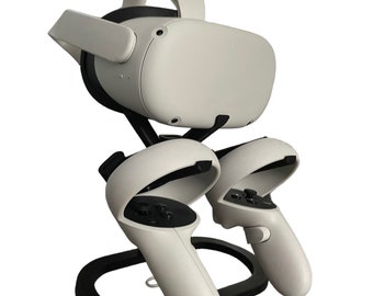 meta quest 2 VR headset and controller stand holder accessories