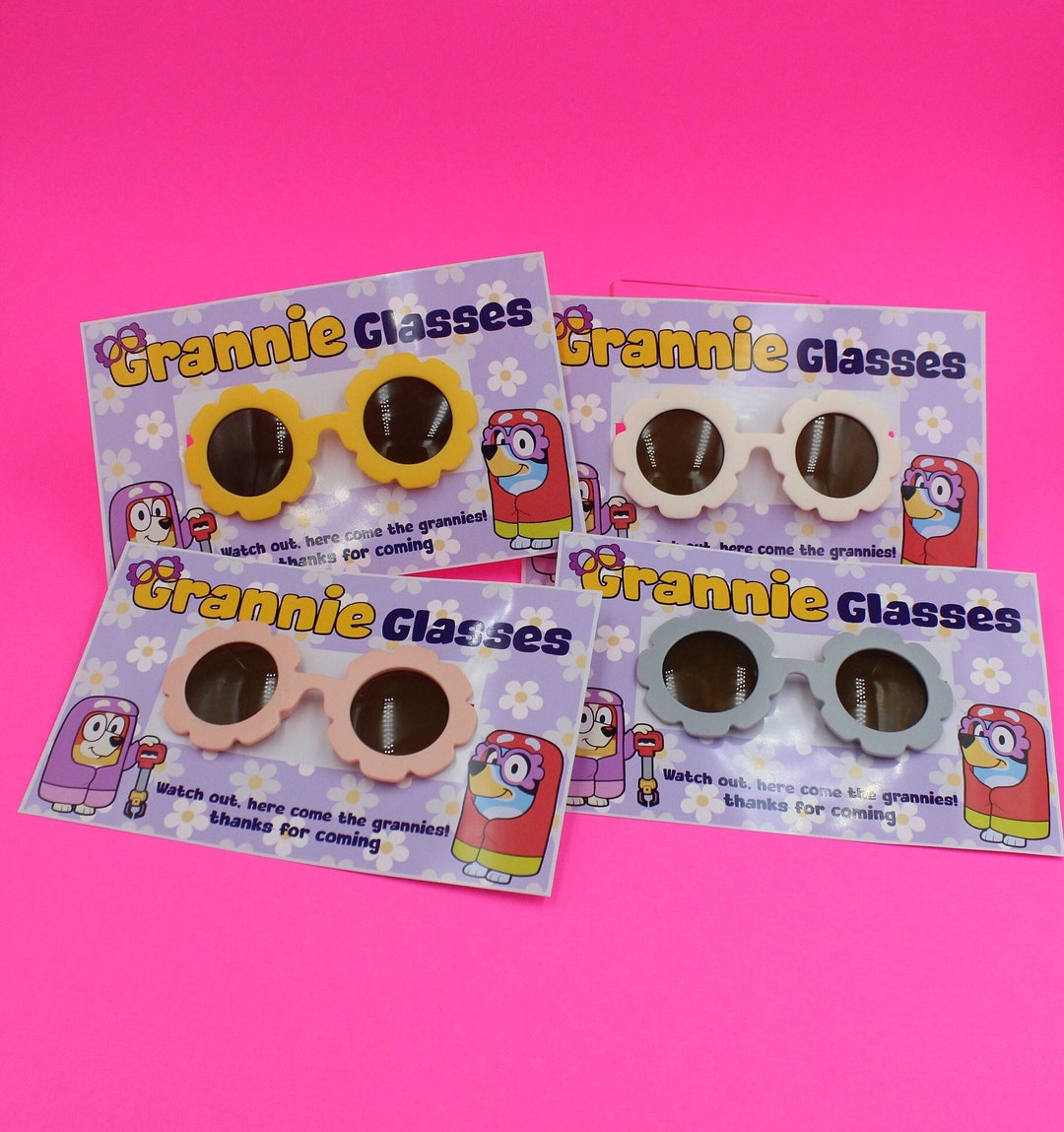 Bluey Glasses Granny Glasses Bluey Bluey #39 Grannies Etsy Canada