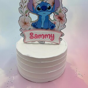 Stitch Cake Topper: Custom Birthday Party Decorations Bild 3