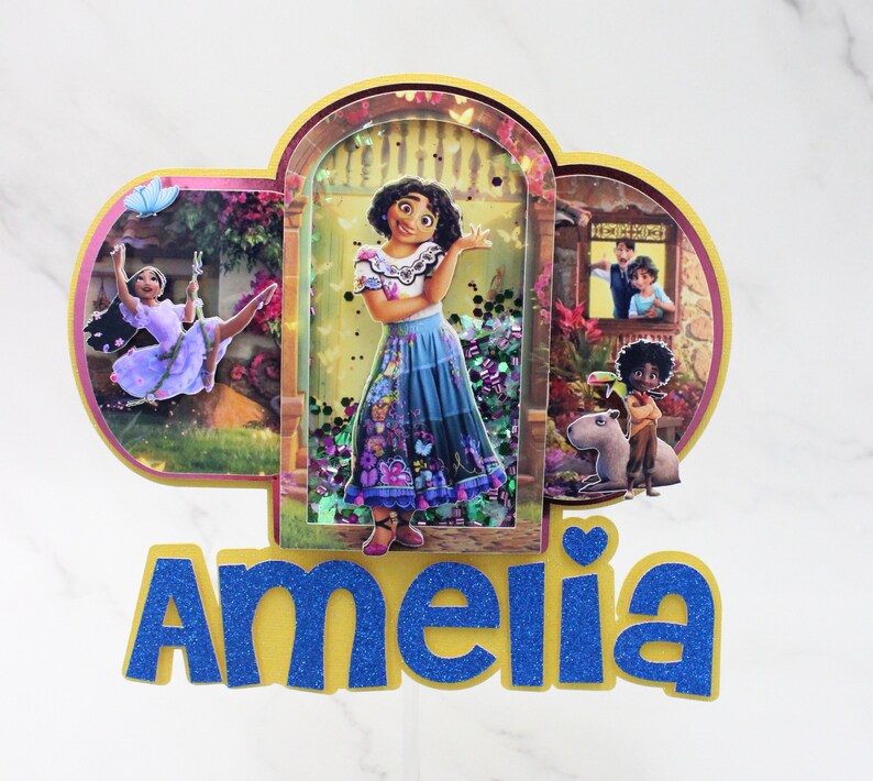 Encanto Cake Topper Mirabel Cake Topper Encanto Birthday Etsy