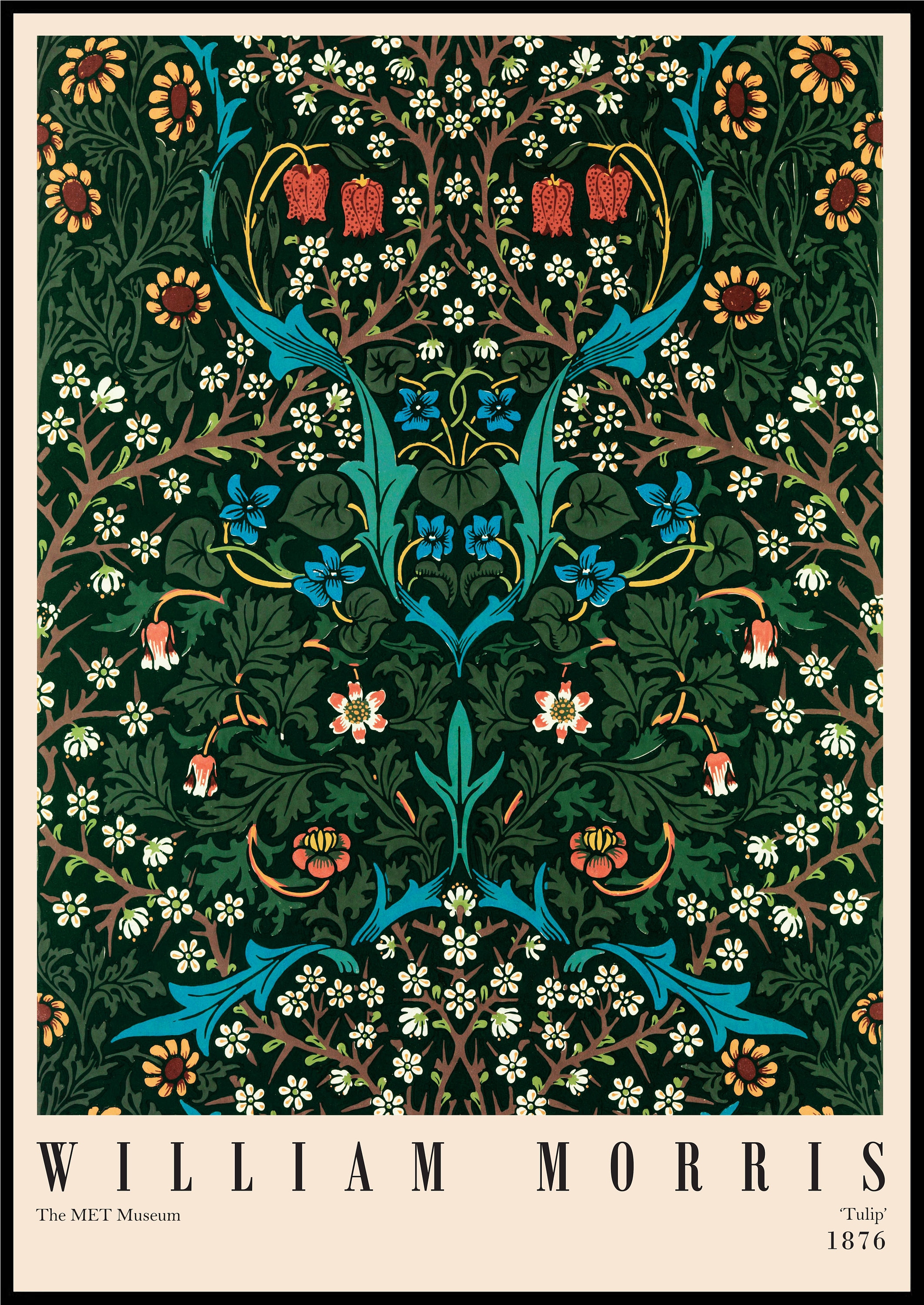 William Morris Exhibition Poster William Morris Print Art Etsy