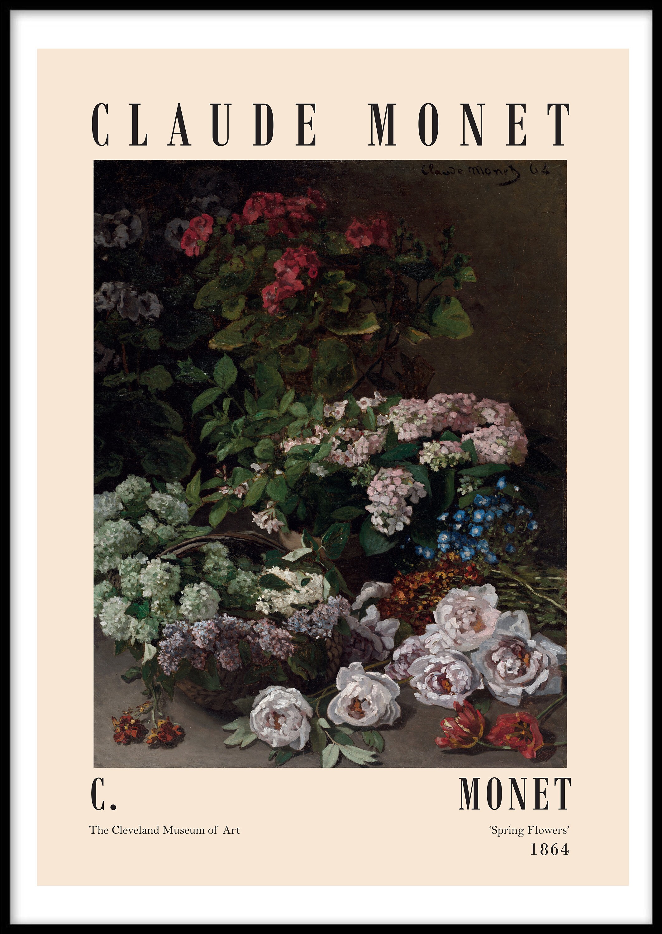 Claude Exhibition Poster Wall Print Wall Art Etsy Australia