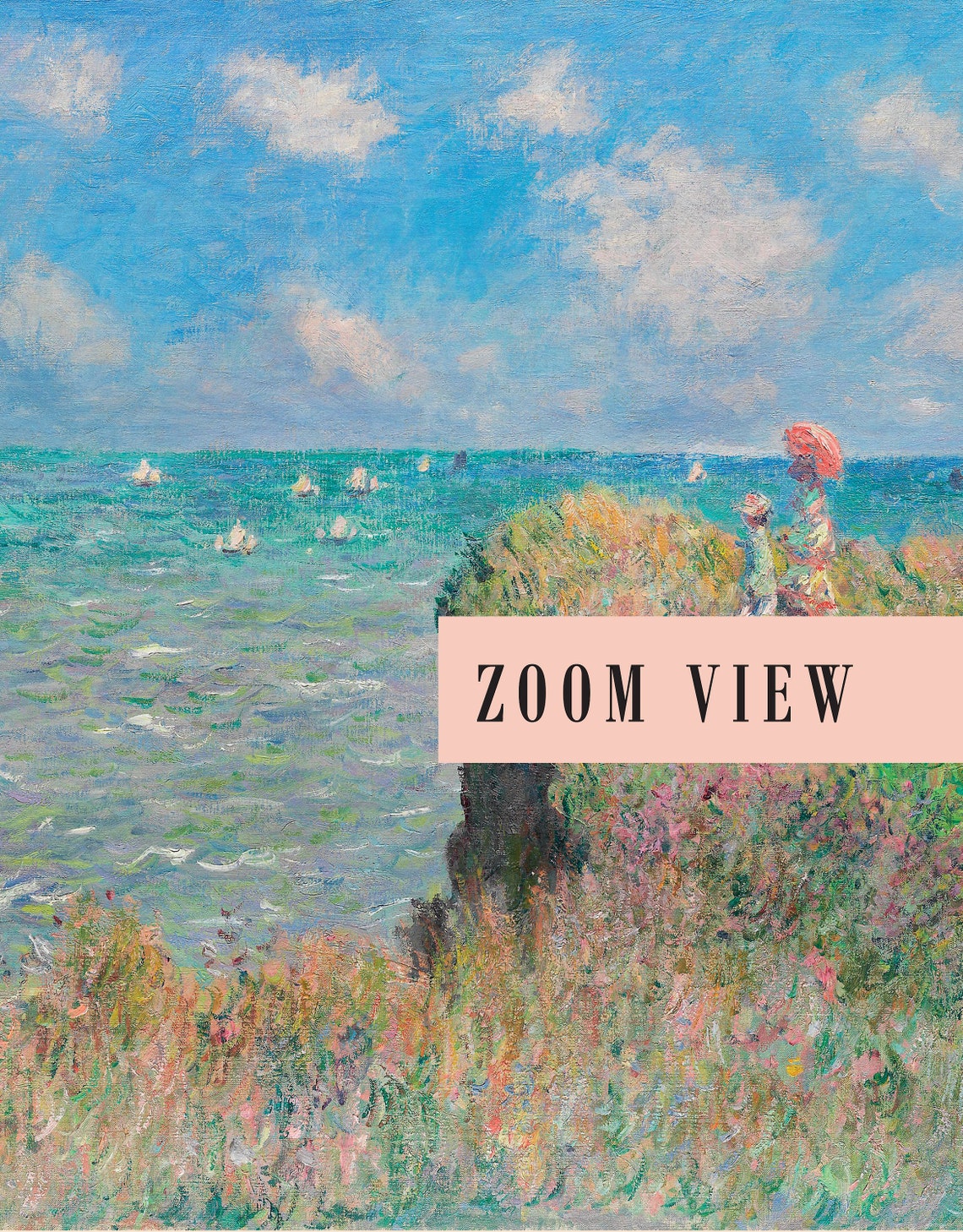 Exhibition Poster Claude View of Vétheuil Etsy UK