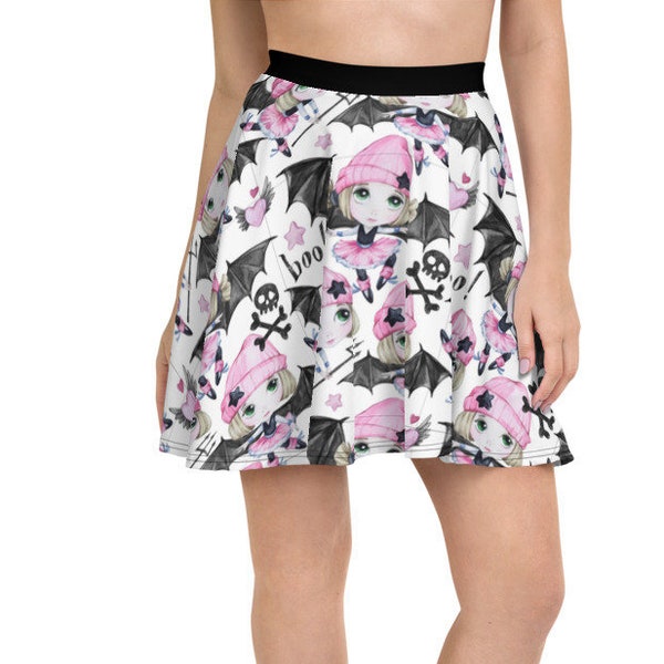 Pastel Goth Skirt Etsy
