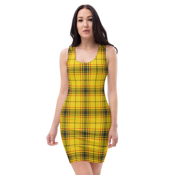 Perfectly Plaid fitted Dress