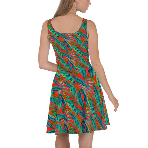 Freeda twist neck skater dress top