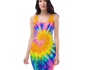 Women’s Fitted Tie-Dye Dress