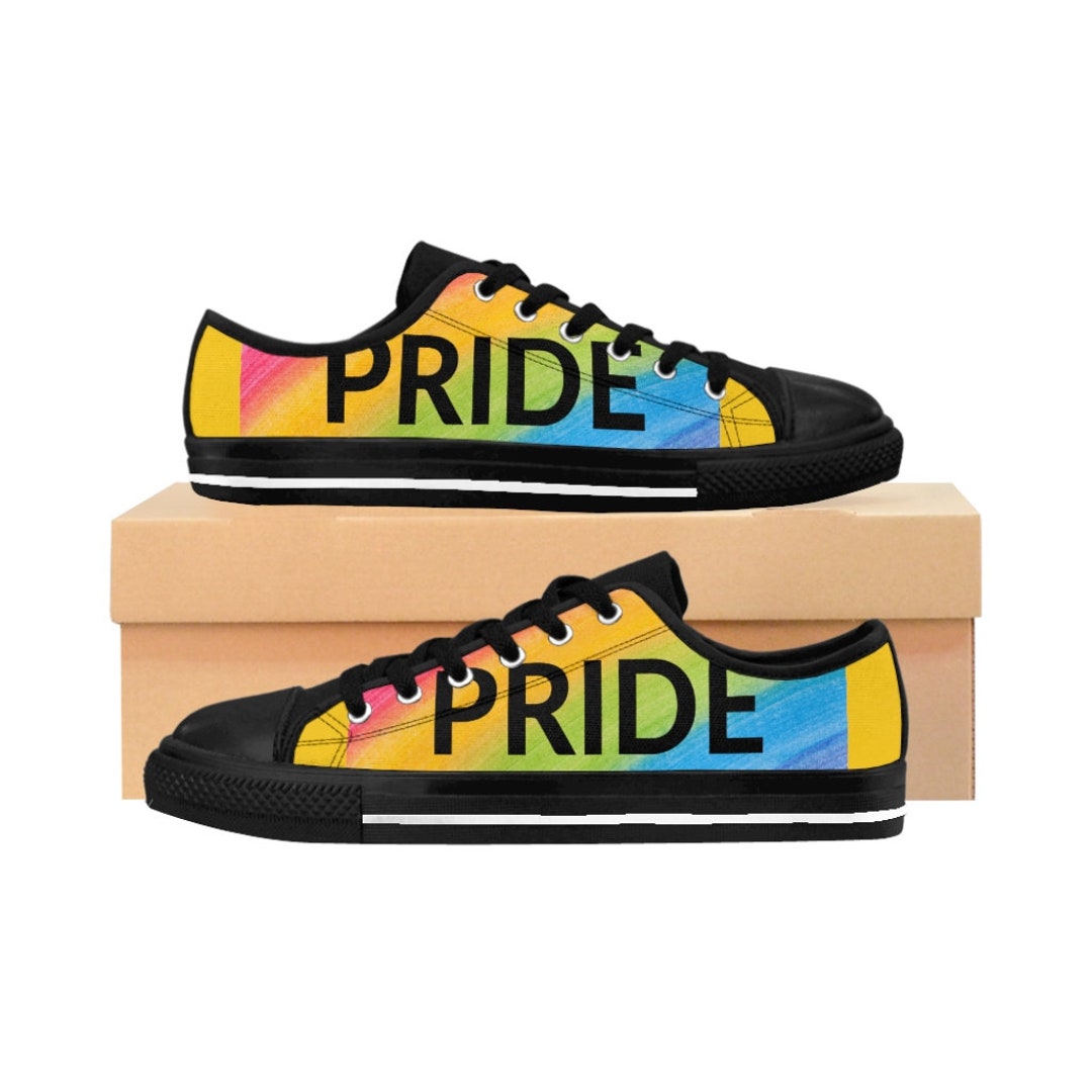 High Quality Mens Pride Sneakers Mens LGBTQ Pride Shoes Etsy Singapore