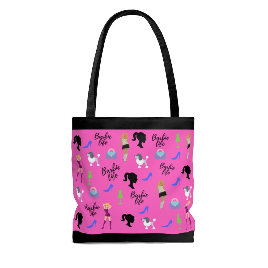 Womens or Girls Barbie Life Tote Bag Cute Barbie Pink | Etsy