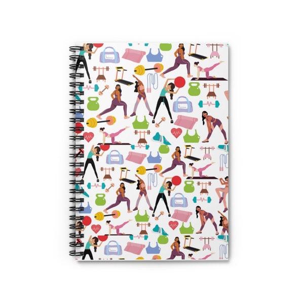 Fitness Spiral Notebook - Ruled Line