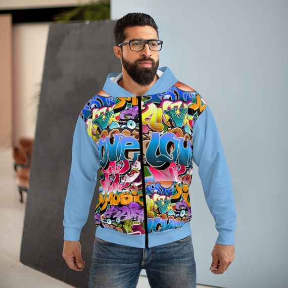 Graffiti style hoodie hotsell