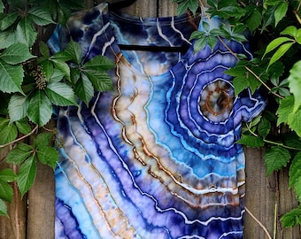 TIE DYED blue, Tie dye shirt, Tie dye ice, Teen girl birthday, Fun tie dye shirt, adult clothing, adult tie dye shirt