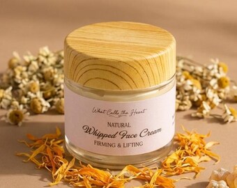 Tallow Face Cream Boutique Owner Product Wholesale Skincare Natural Bison Jojoba Rosehip Manuka Honey Balm Moisturizer Glass Jar Wooden Lid