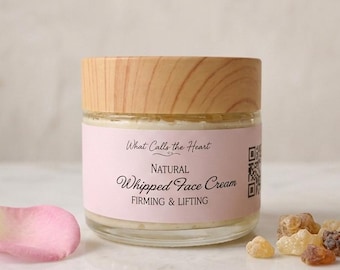 Bison Tallow Cream Face Moisturizer Mature Skin Care Routine Daily Facial Whipped Balm Glass Jar Natural Skincare Manuka Honey Bakuchiol