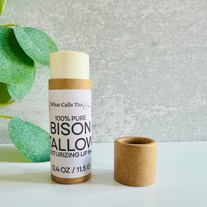 Bison Tallow Organic Lip Balm