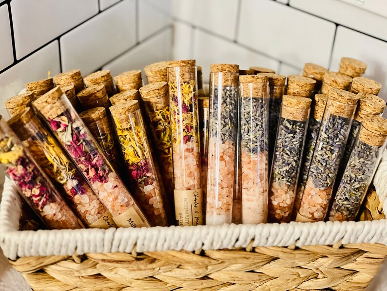 Bath Soak Bath Salts Baby Shower Baby Shower Favors for Etsy