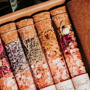 Bath Soak Favors: Himalayan, Rose, Lavender Bath Salts