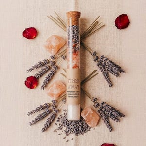 Bath Salt Gift Set Coworker Spa Relaxation Women Wellness Present Box Spring Collection Himalayan Epsom Soak Sampler Tube Whatcallstheheart image 18