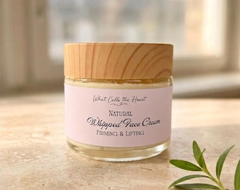 Tallow Face Cream Glass Jar Christmas Gift Best Friend Skincare Present Whipped Moisturizer Natural Ingredients Manuka Honey Bakuchiol Serum