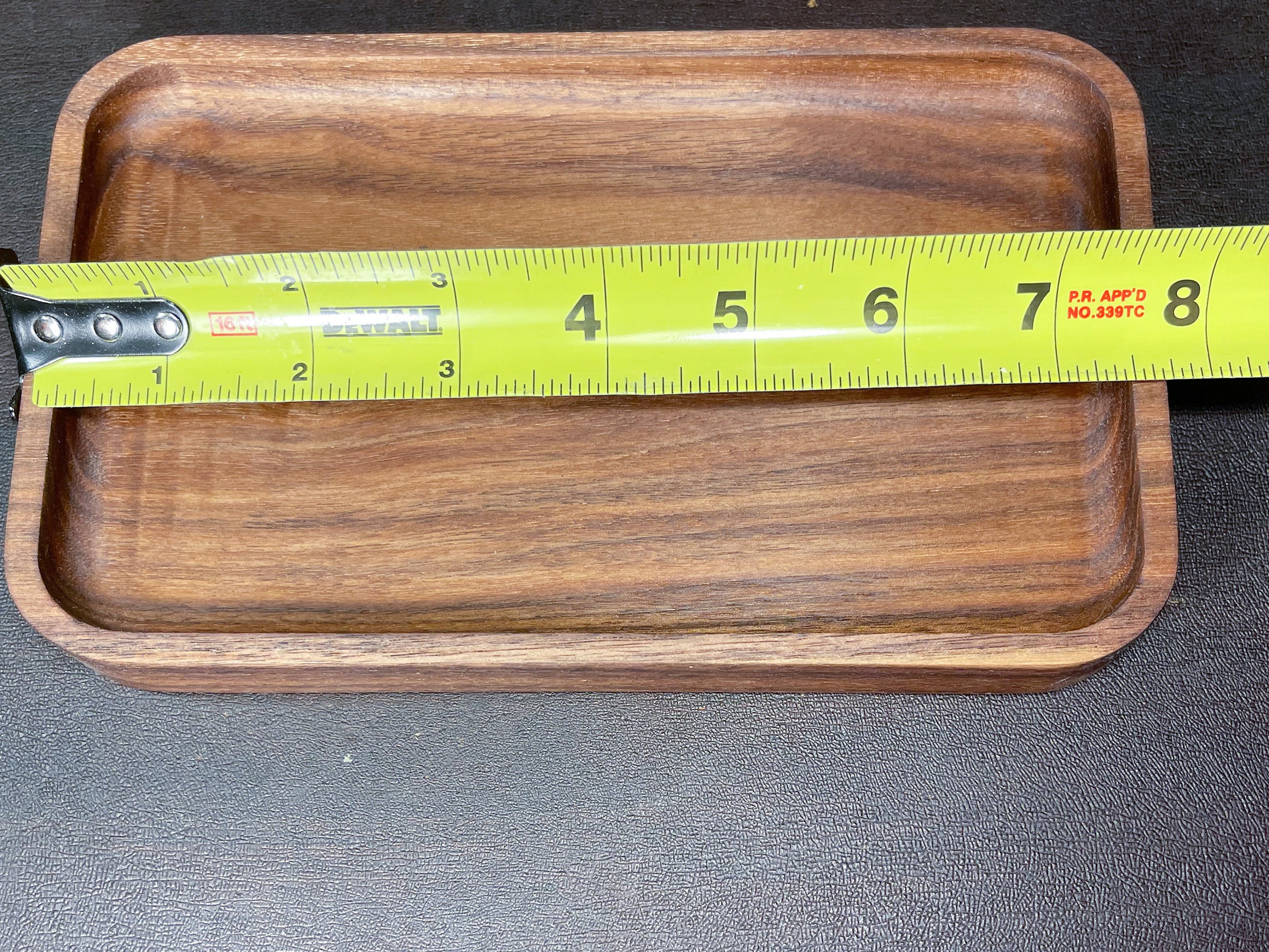 Catch All Tray/ Walnut Tray/ Wood Tray/ Valet Tray/ Dump Tray/ Etsy