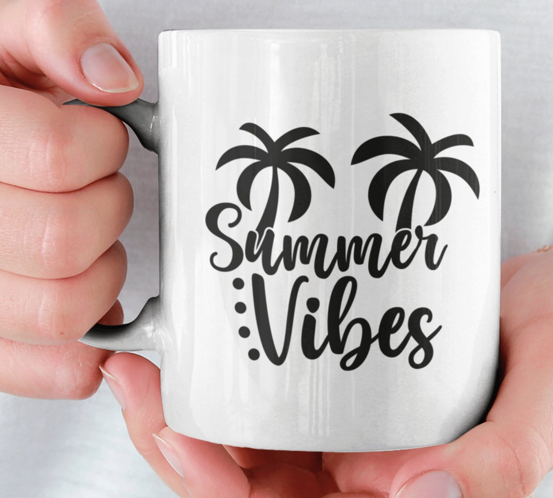 Summer Vibes Coffee Mug Cute Mug that makes a Great Gift Etsy