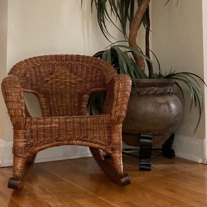 Rattan nursery chair deals