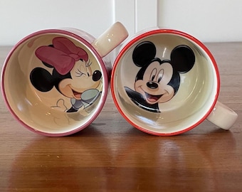Vintage 90s Disney Royal Doulton Child's Cup: Mickey and Minnie