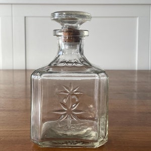 Vintage Sunburst-karaff: Atomic MCM Barware