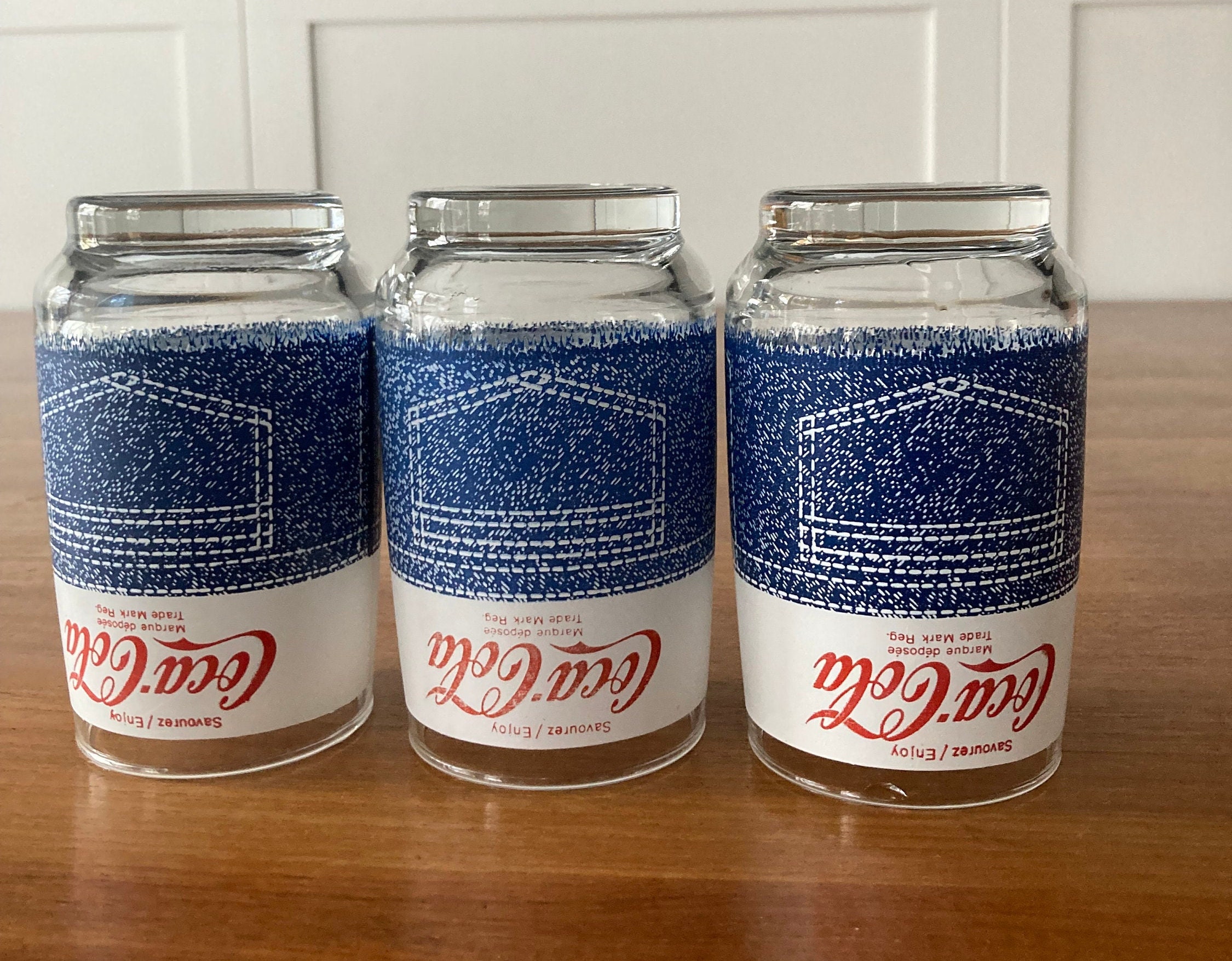 ヴィンテージ 70年代 コカコーラ デニム タンブラー - コレクターズ