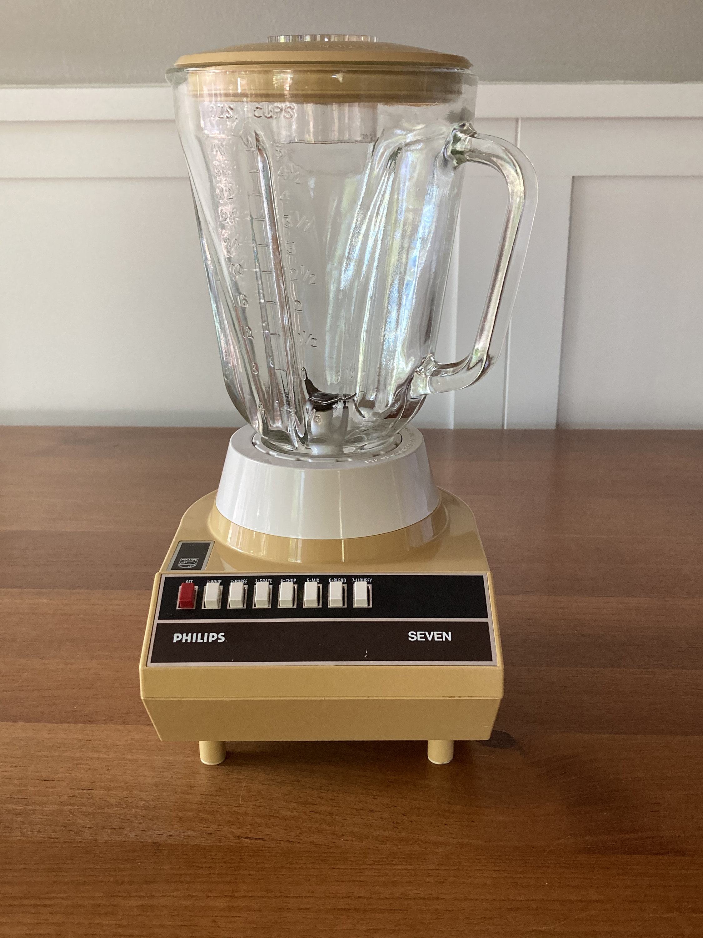 Vintage Philips 7 Speed Glass Blender Model KB5440 Harvest Etsy