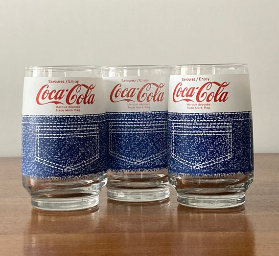 ビンテージ コカコーラ タンブラー ヴィンテージ 70年代 コカコーラ デニム タンブラー - コレクターズ