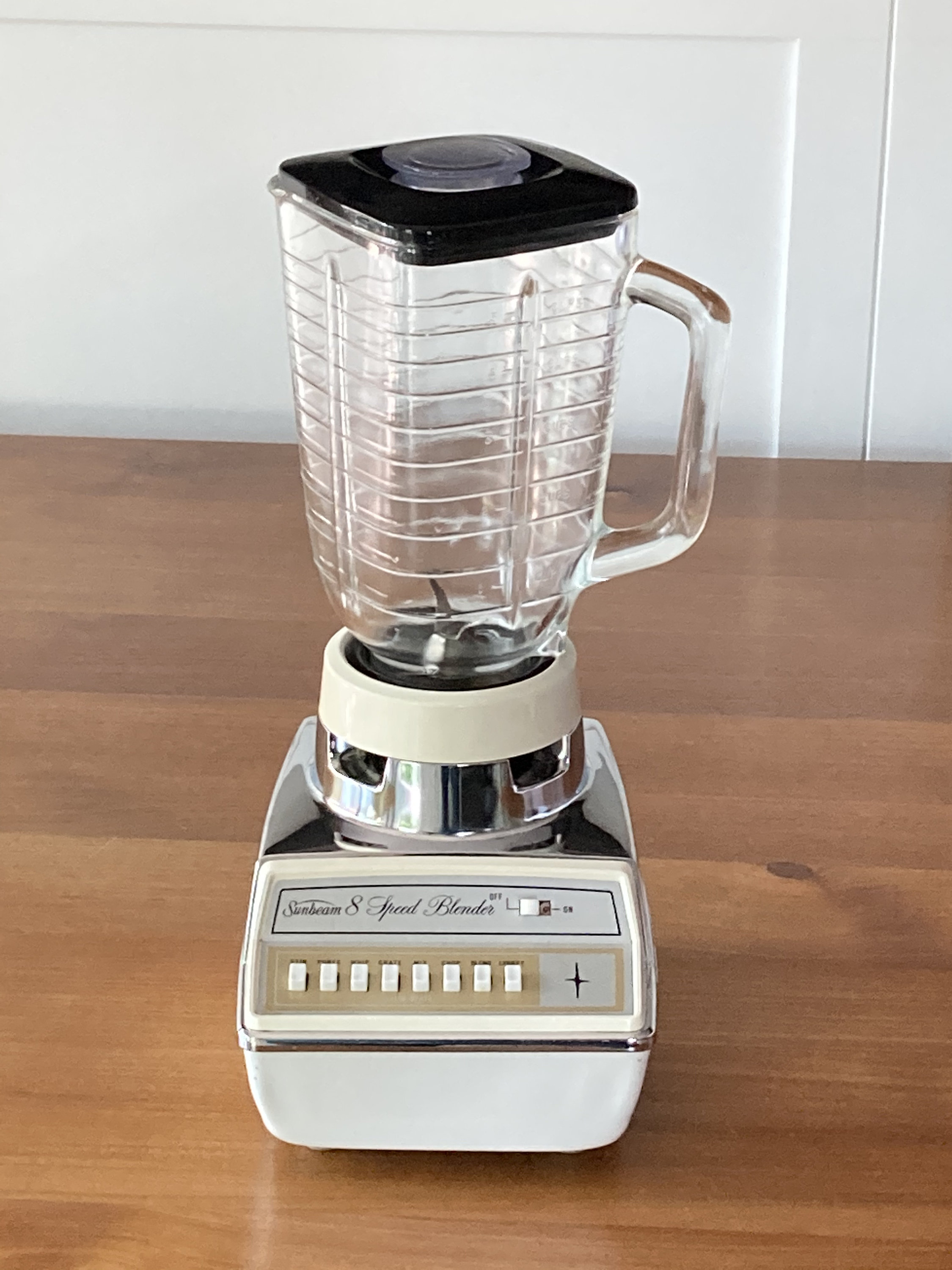 Vintage Atomic Style Sunbeam 8 Speed Blender Chrome & White Etsy