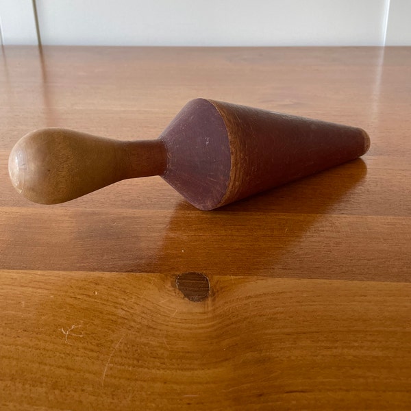 Vintage Wooden Cone Pestles Wood Food Strainer Masher Roller Grinder Rustic Country Farmhouse Kitchen Cottage Cabin Collection Display Gift