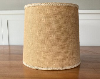 Burlap Lamp Shade Burlap Lamp Shade, Burlap Tapered Drum Lamp Shade