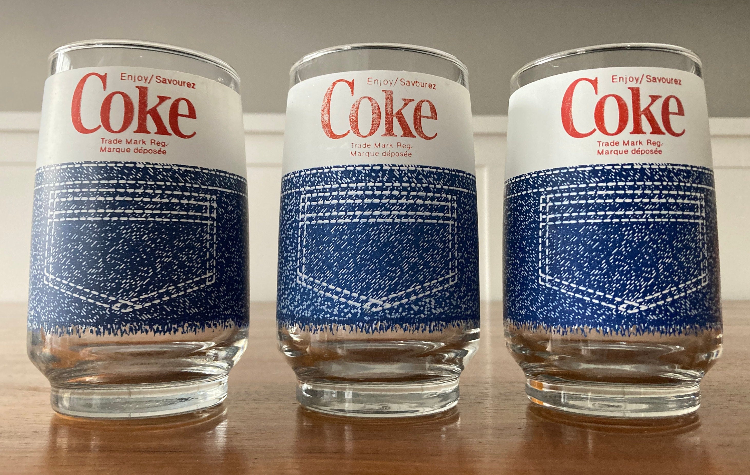 ヴィンテージ 70年代 コカコーラ デニム タンブラー - コレクターズ