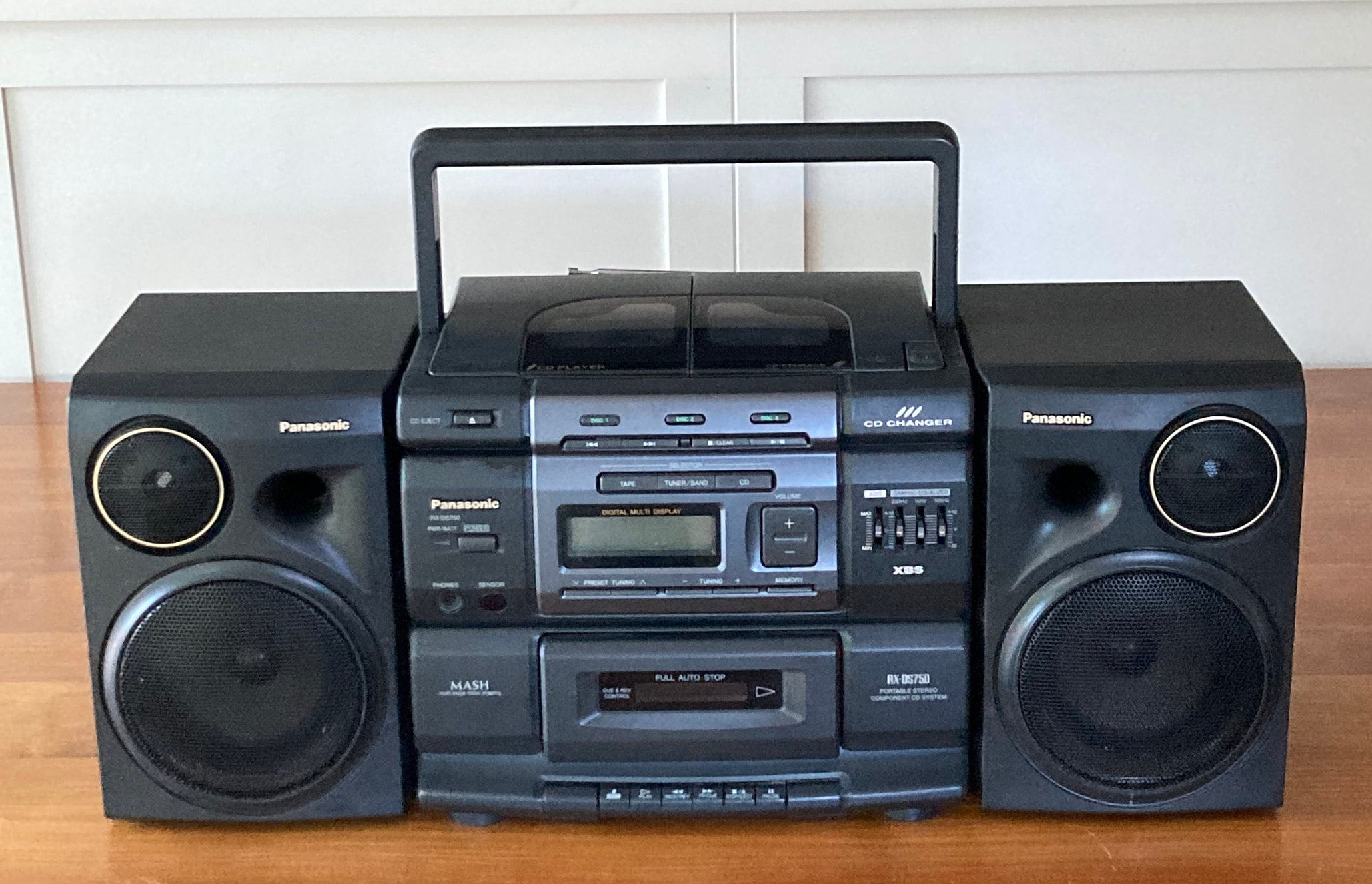 1990s Boombox Panasonic Rx-ds750 AM/FM Radio 3 Disc CD Player